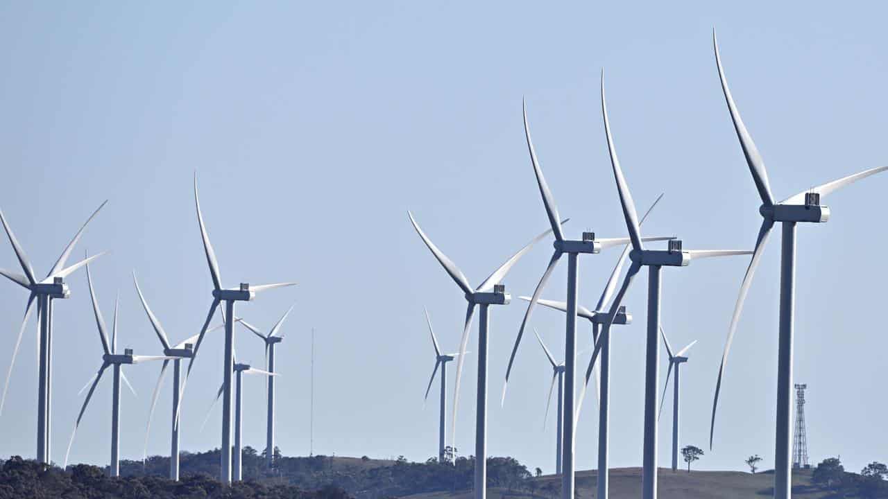 Power-generating windmill turbines