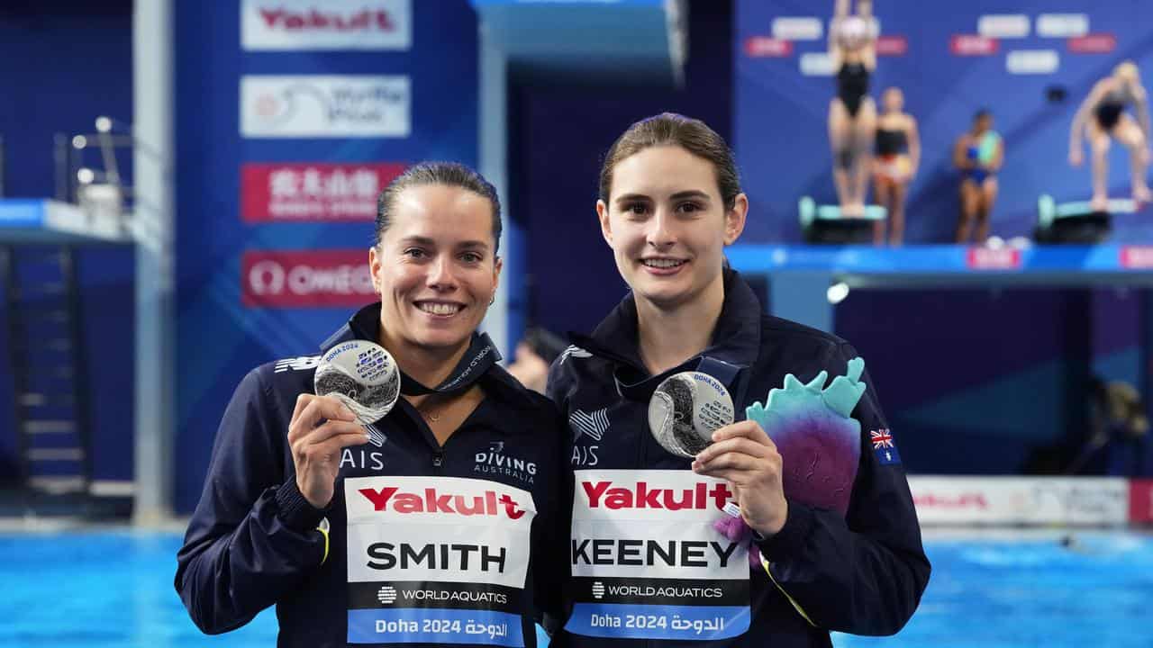 Medallists pic in diving