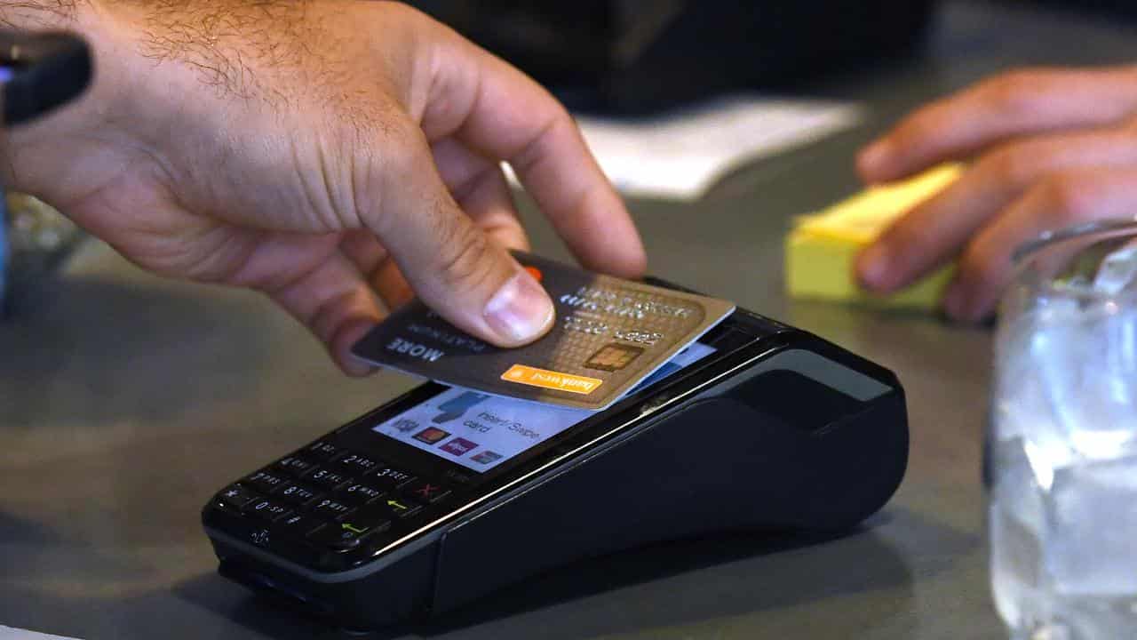 A credit card payment (file image)