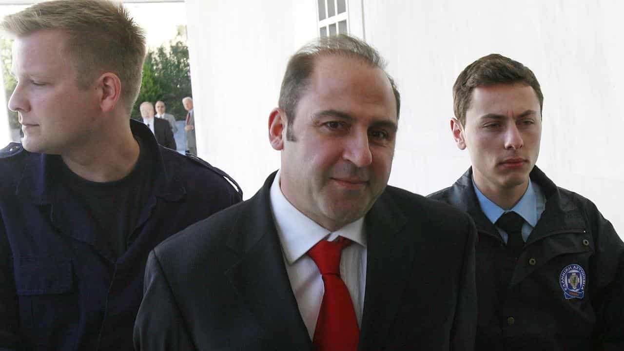 Tony Mokbel outside an Athens court (file image)