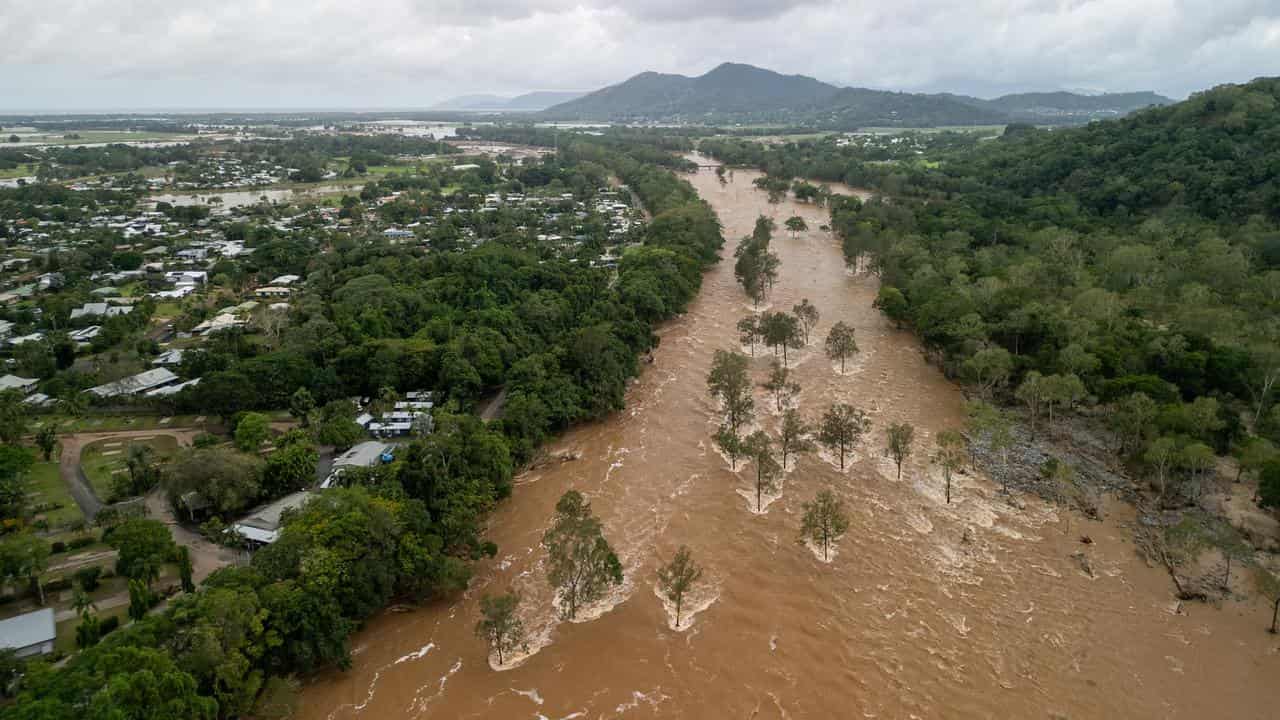 Flooded river in the Top End