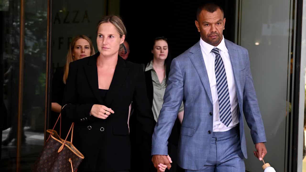 Kurtley Beale and wife Maddi