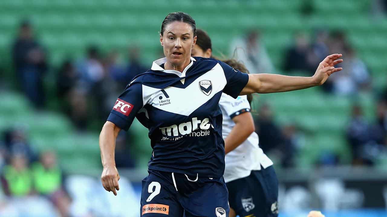 Melbourne Victory forward Emily Gielnik.