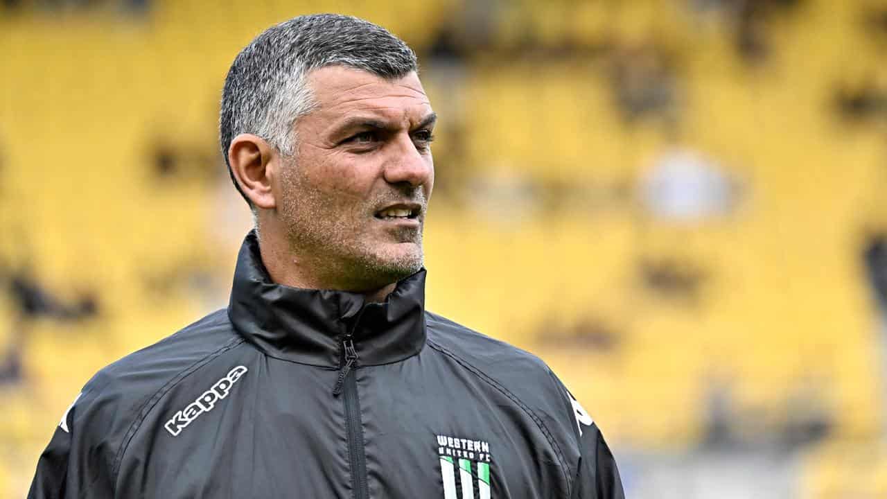 Western United coach John Aloisi.