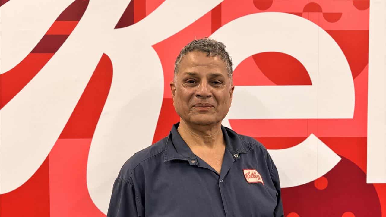 Manager Mohammad Rafique has worked for Kellanova for 43 years.