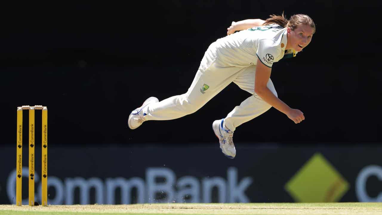 Australian bowler Darcie Brown