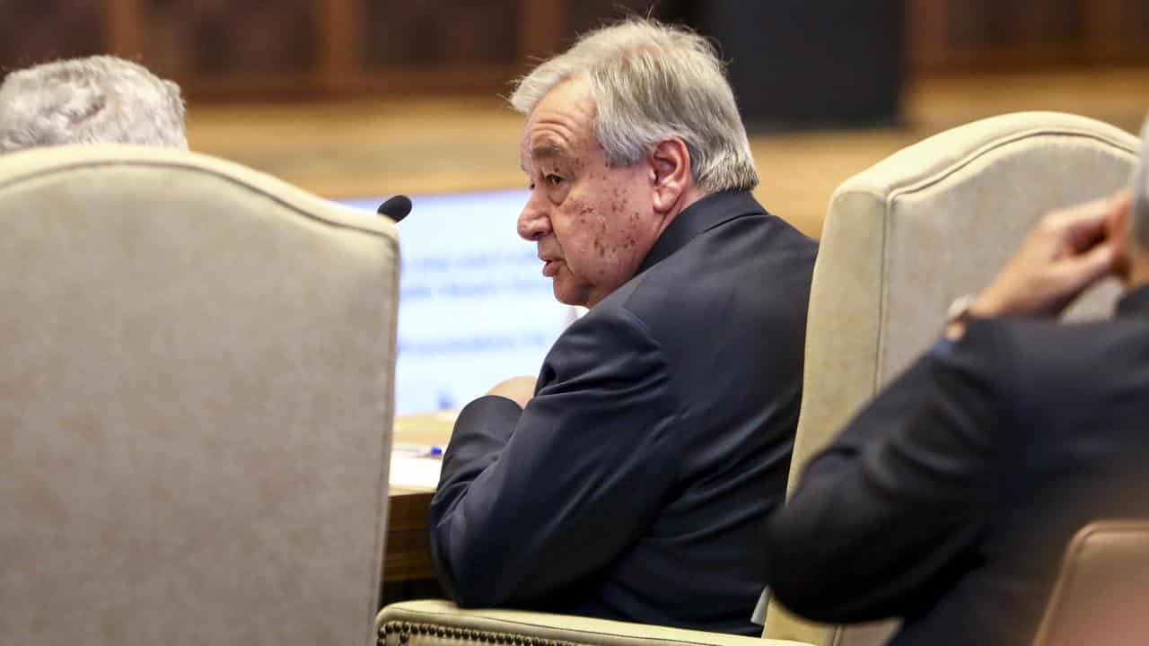 UN Secretary General Antonio Guterres