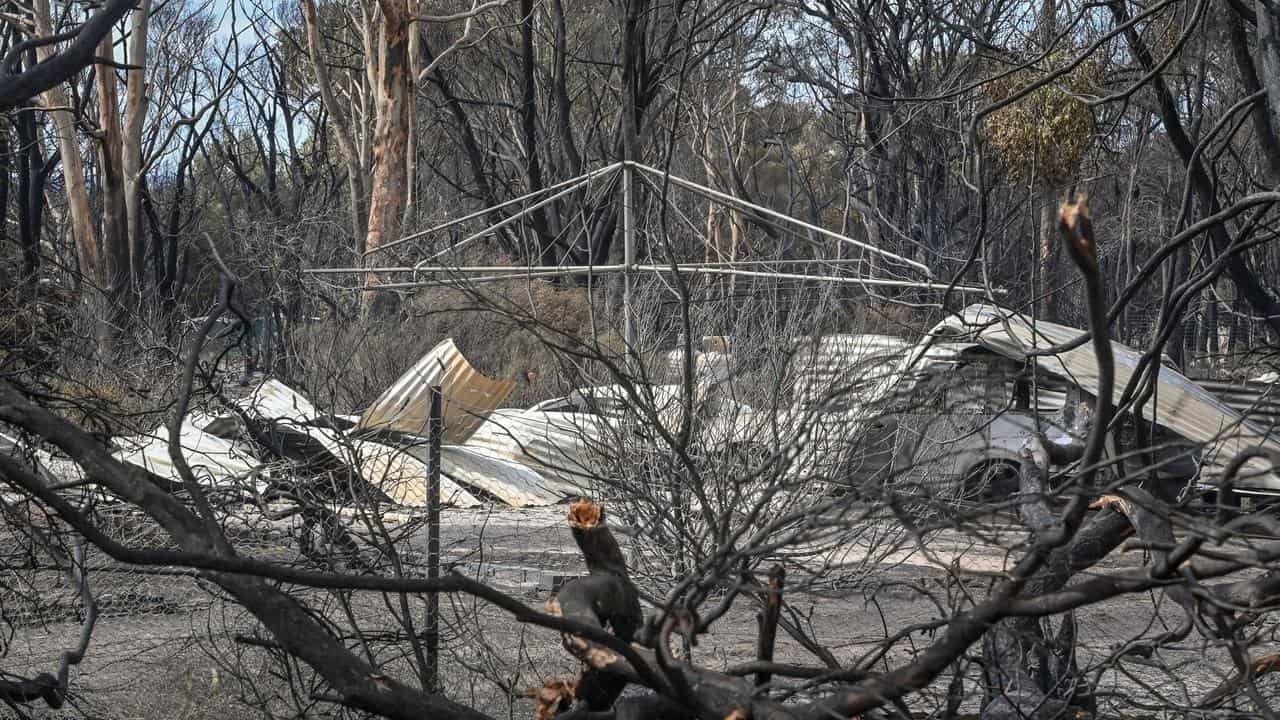 Fire damage at Pomonal.