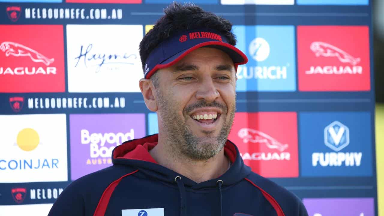 Melbourne backline coach Troy Chaplin