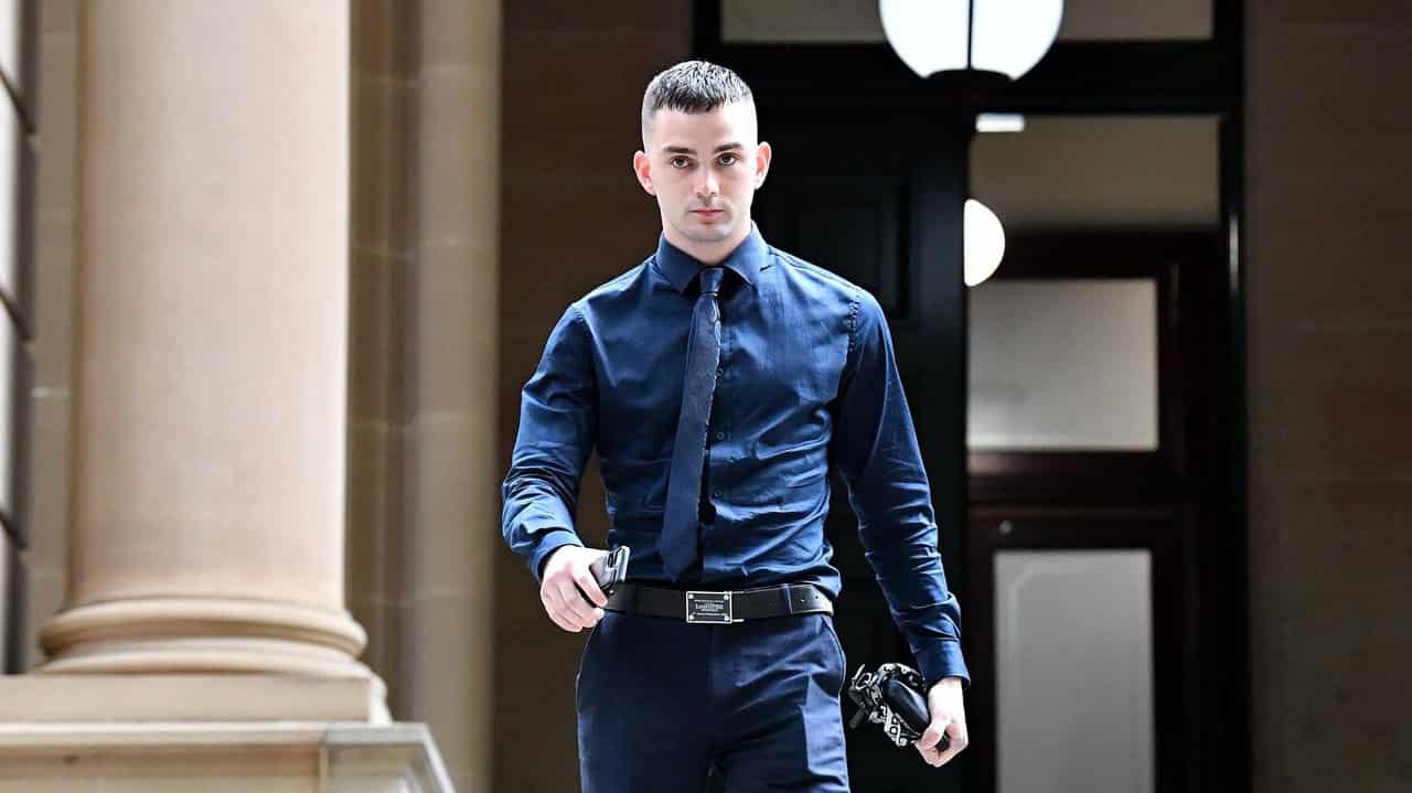 Christopher Walker departs the Sydney Central Court