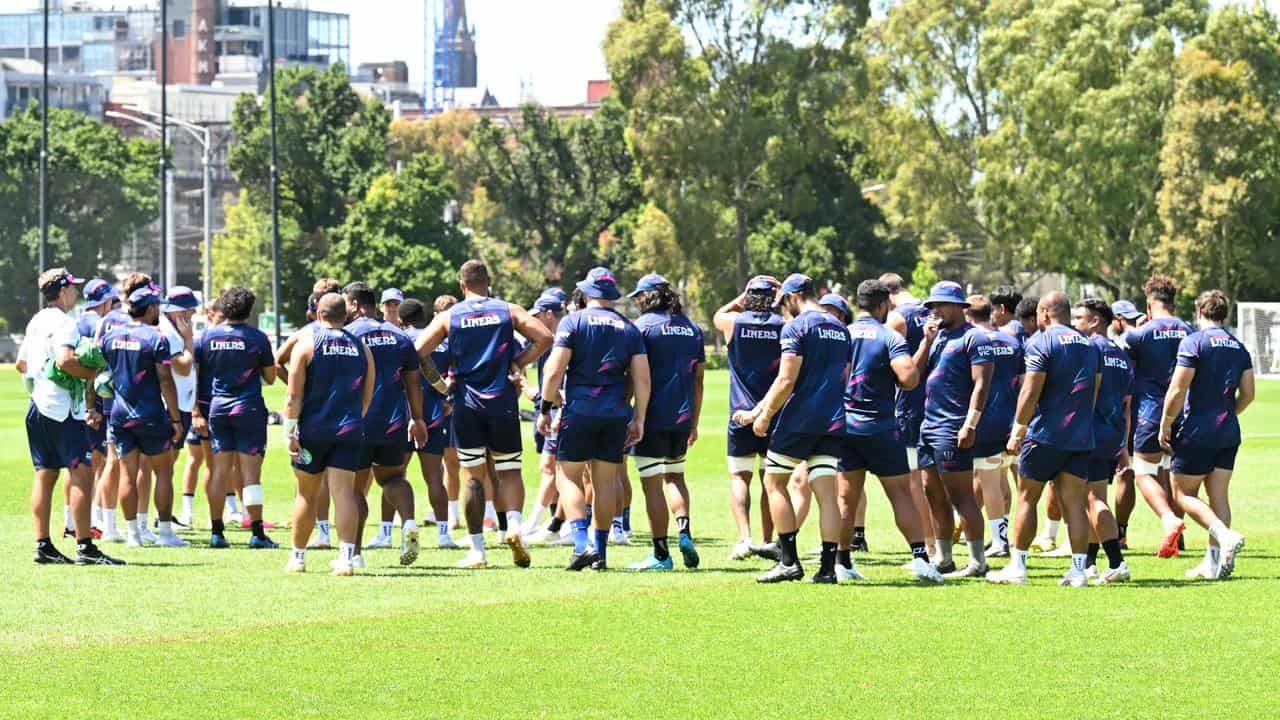 Melbourne Rebels players.