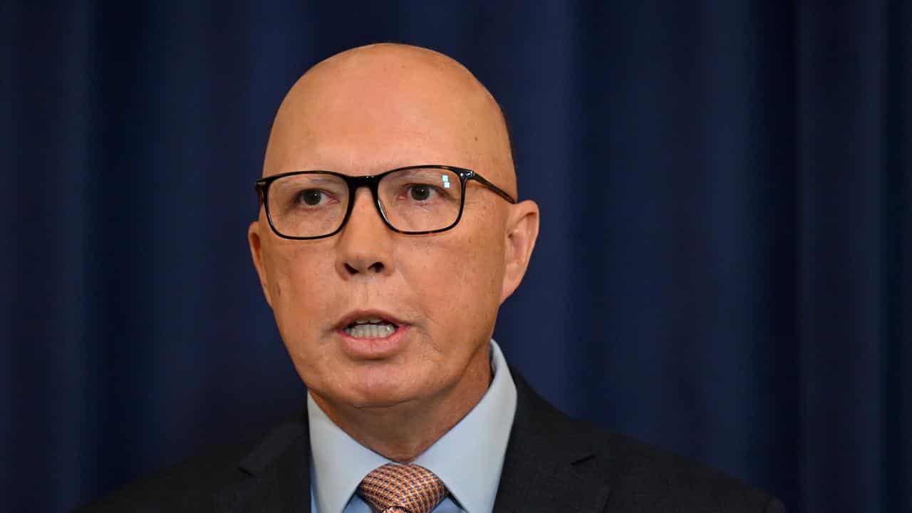 Australian Opposition Leader Peter Dutton.