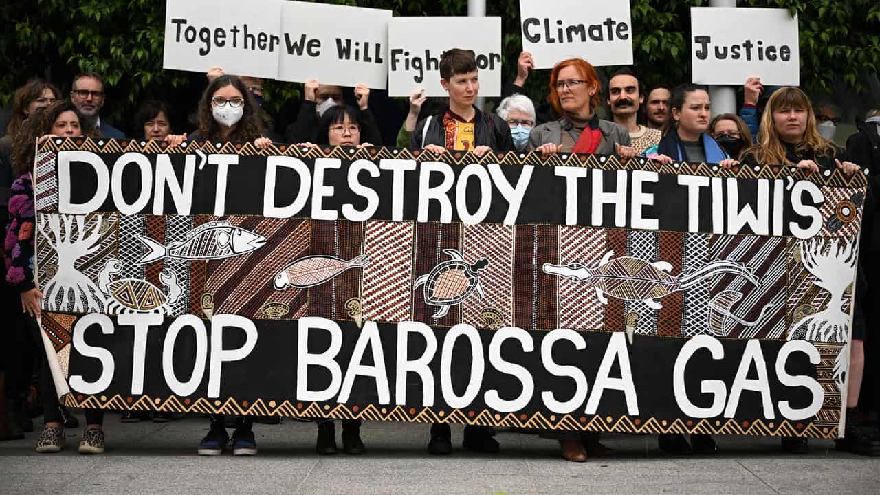 Traditional owners took legal action against the Barossa gas project