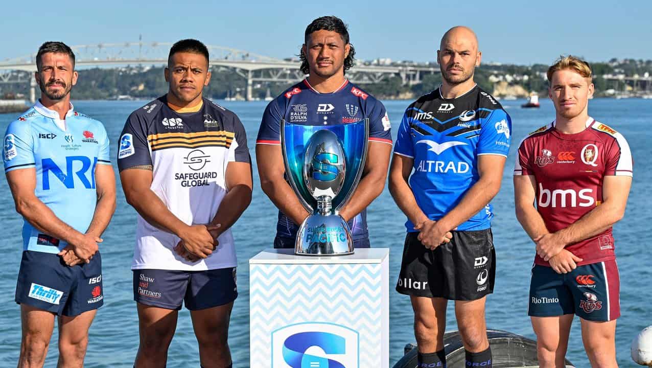 Australia's super rugby pacific skippers.