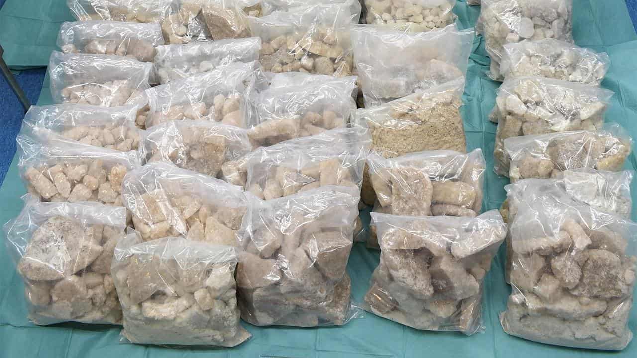 Part of the drug seizure in Rotterdam (file image)