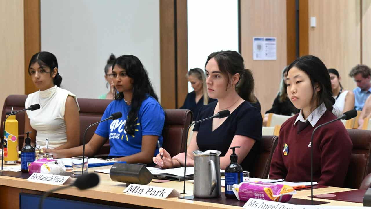 Anjali Sharma, Grace Vegesana, Hannah Vardy and Min Park