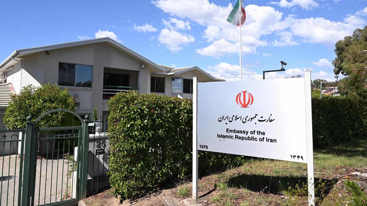 Iranian Embassy in Canberra.