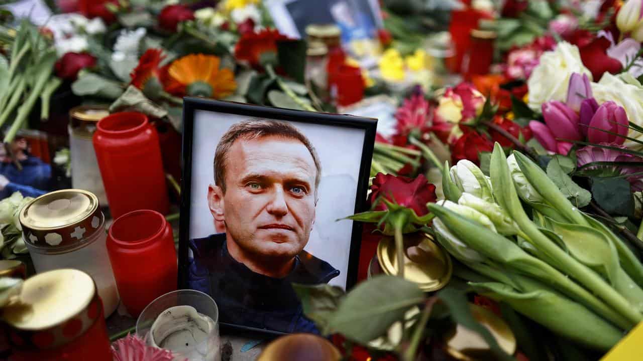 Tributes for Russian opposition leader Alexei Navalny