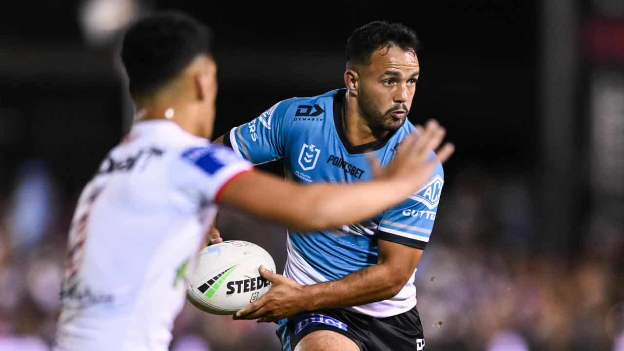 Braydon Trindall of NRL side Cronulla. 