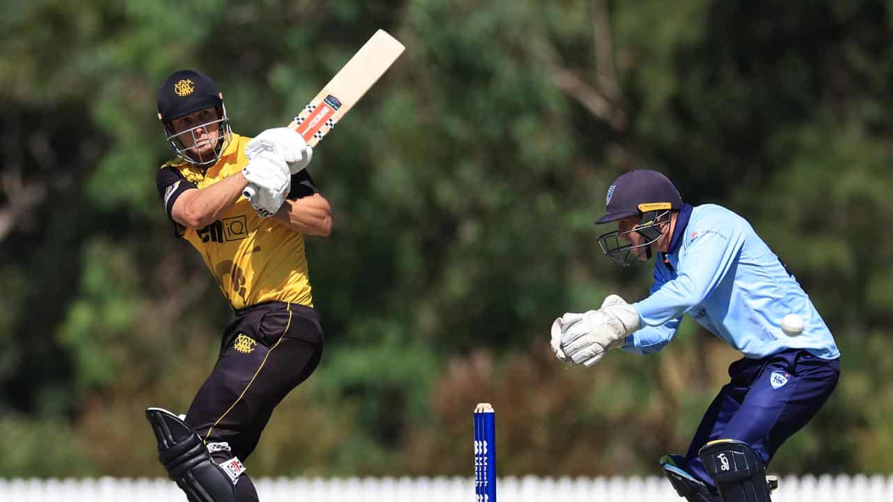 Hilton Cartwright batting.