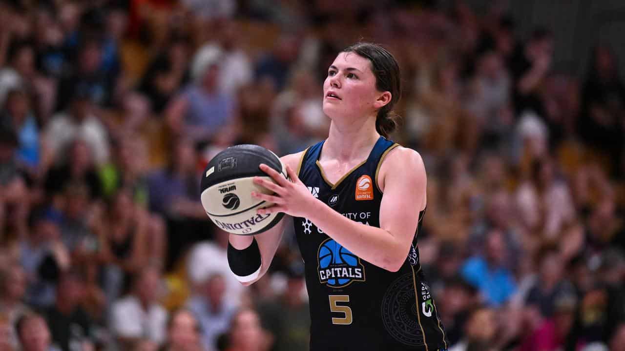 Jade Melbourne of the WNBL's Capitals. 