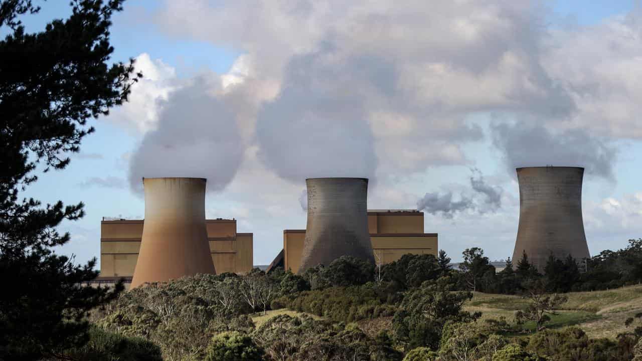 The Yallourn coal-fired power station.