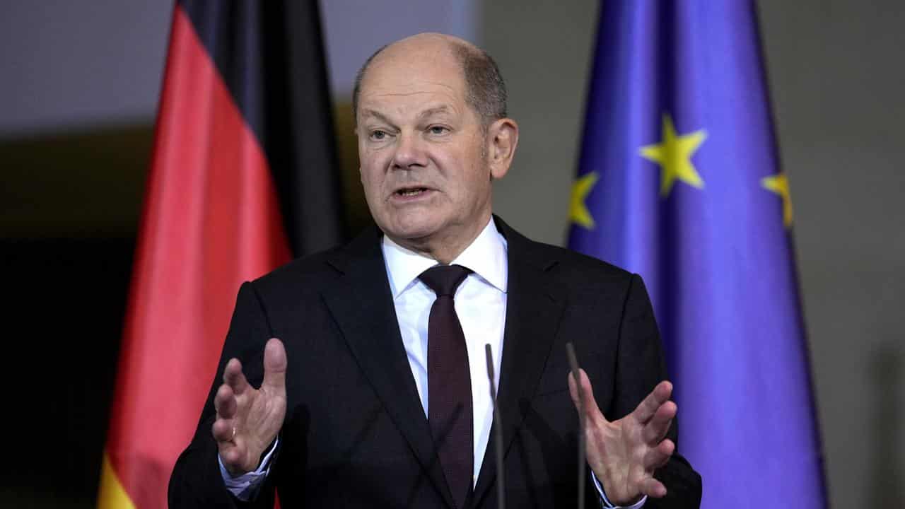 German Chancellor Olaf Scholz