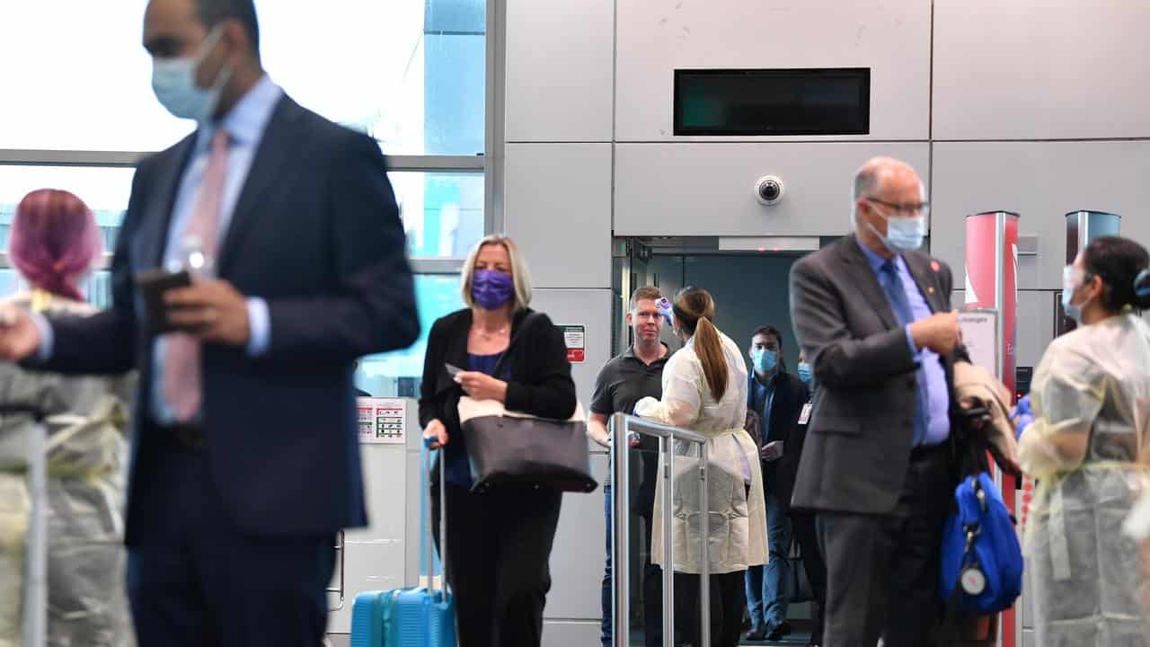 Sydney Airport arrivals