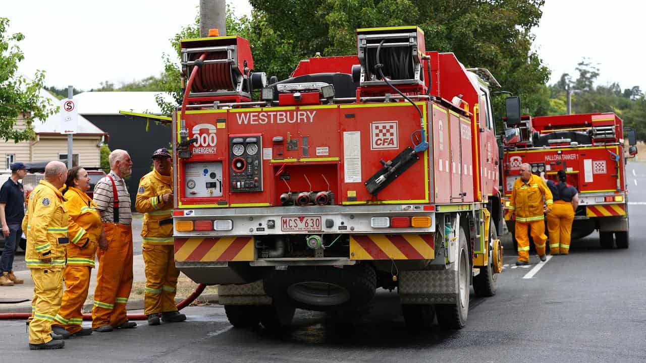 Firefighters in Beaufort.