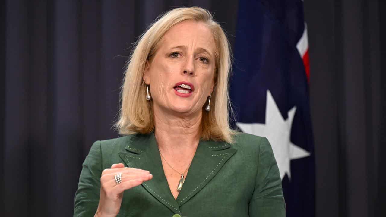 Australian Finance Minister Katy Gallagher