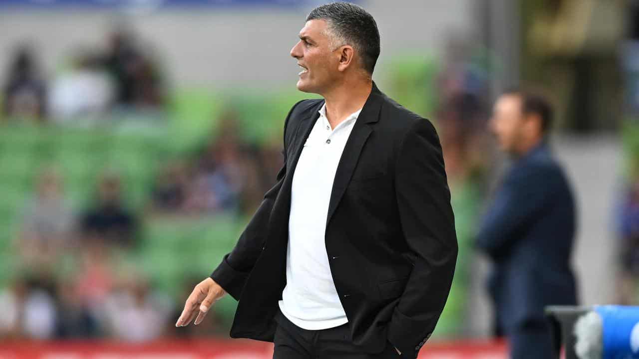 Western United coach John Aloisi