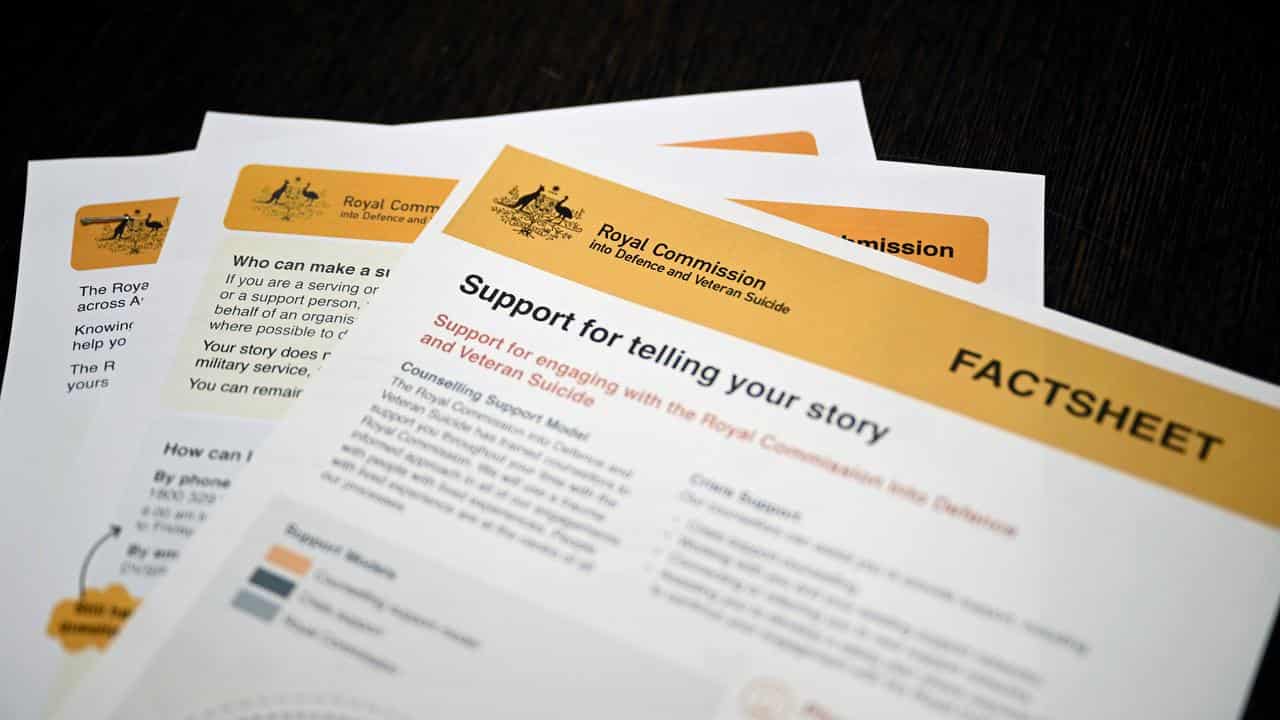 Support documents from the royal commission 