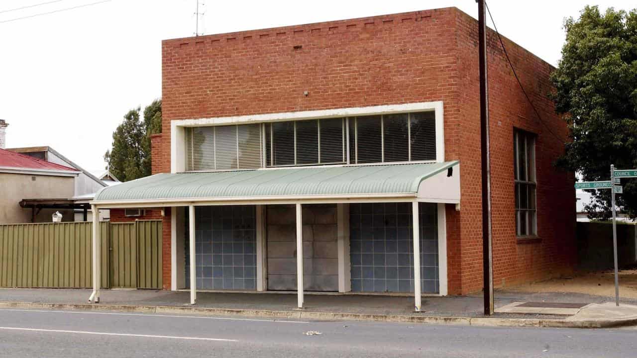 Former State bank building in Snowtown (file image)