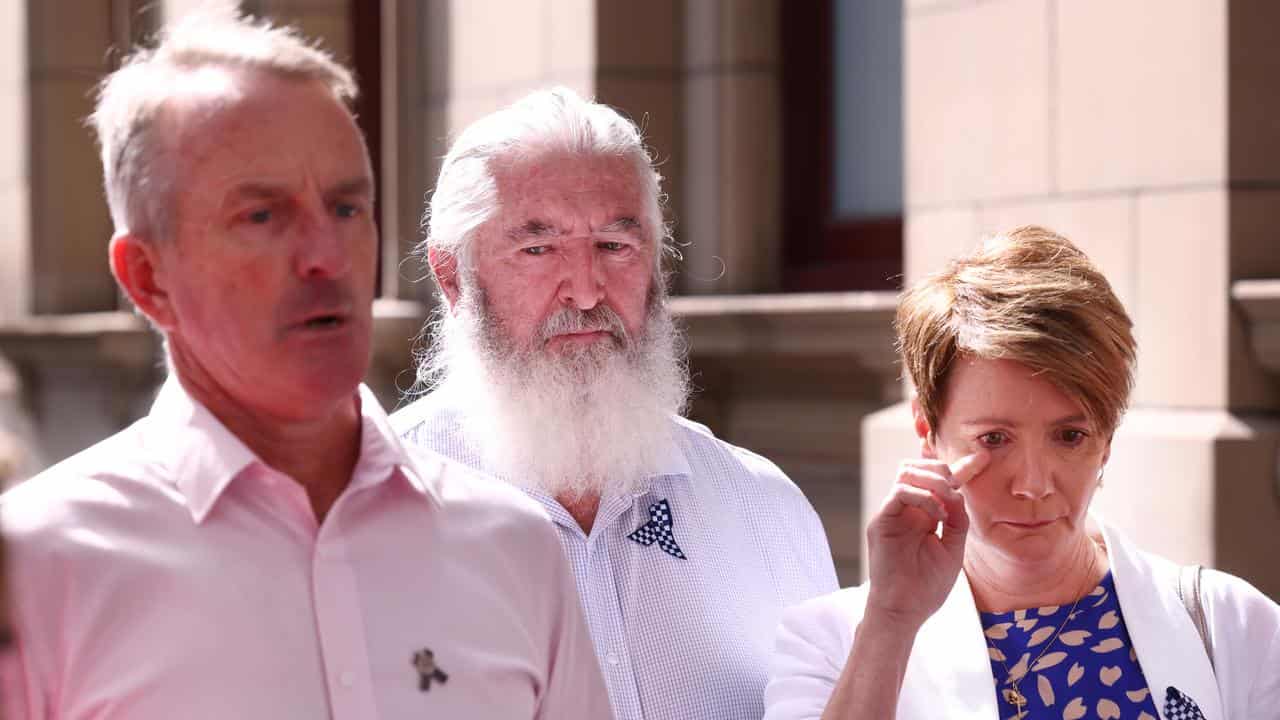 Andrew Prestney and his wife Belinda Prestney, with Stuart Shulze