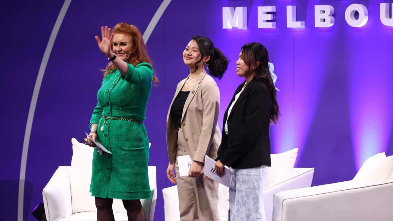 Sarah Ferguson, Alicia Tien and Hazirah Sufian