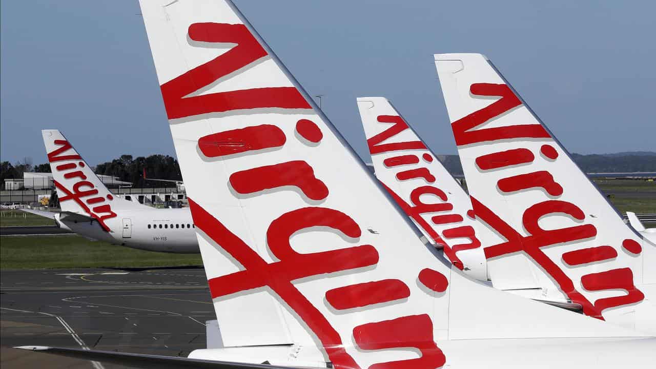 Virgin Australia planes.