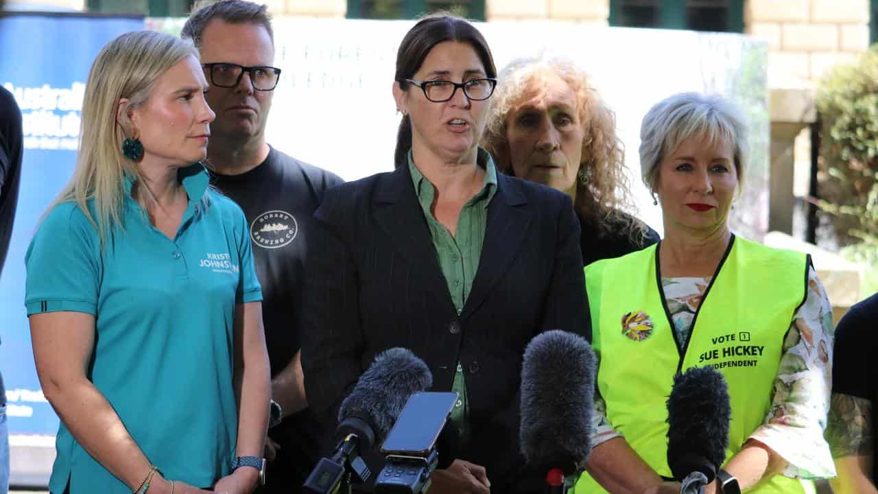 Kristie Johnston, Vanessa Bleyer and Sue Hickey