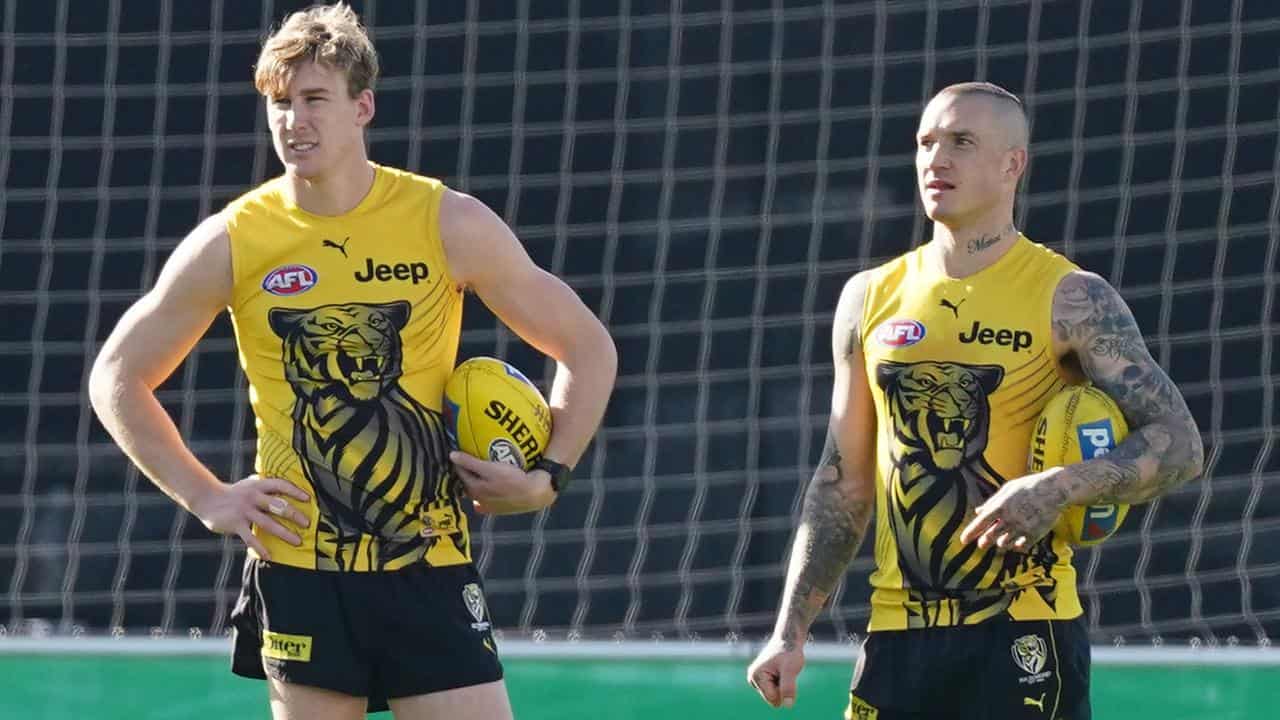 Tom Lynch and Dustin Martin.