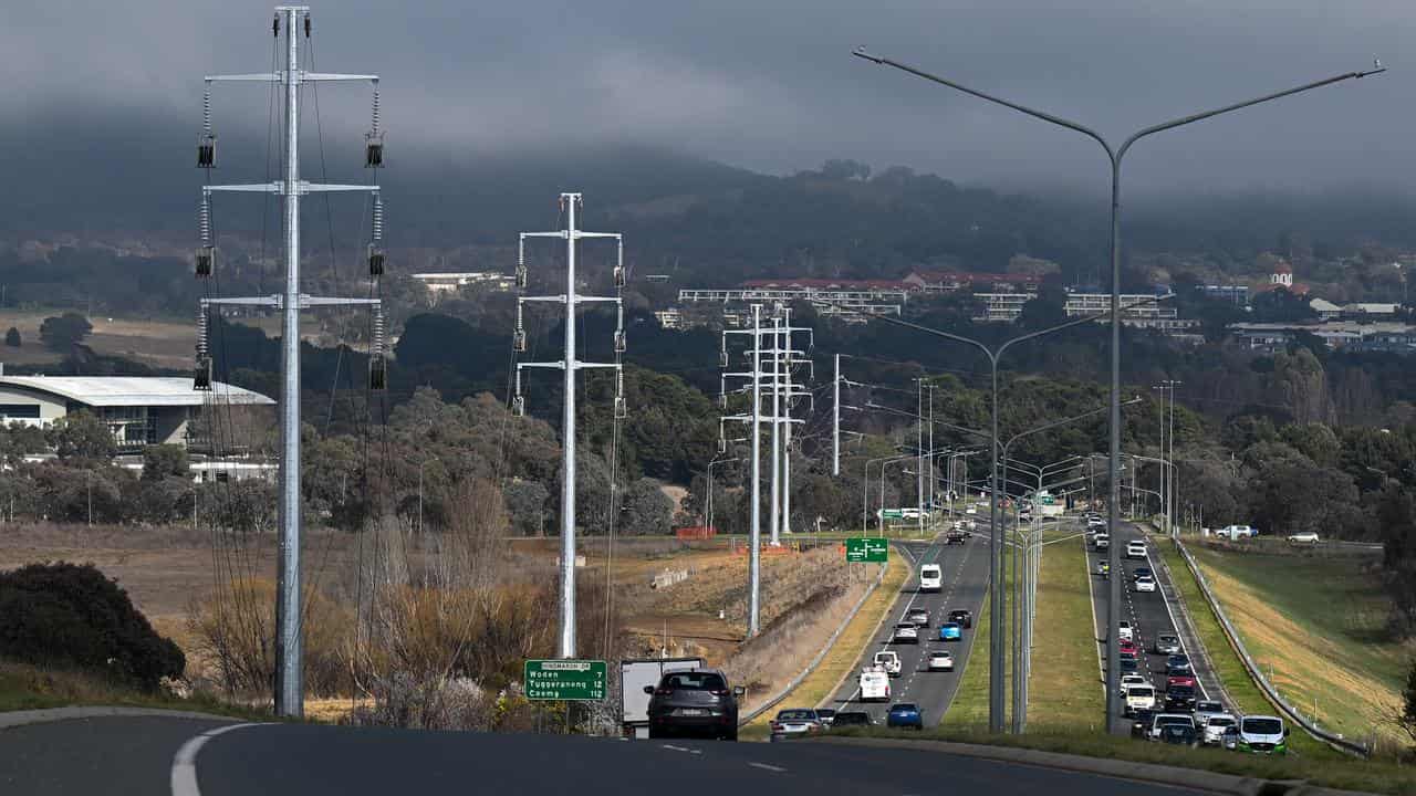 Cars on a road