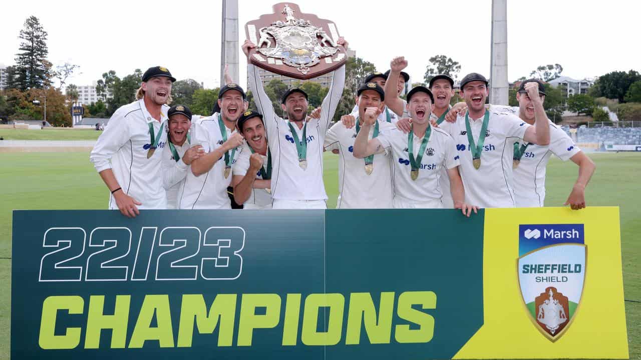 Western Australia are chasing a third successive Sheffield Shield.