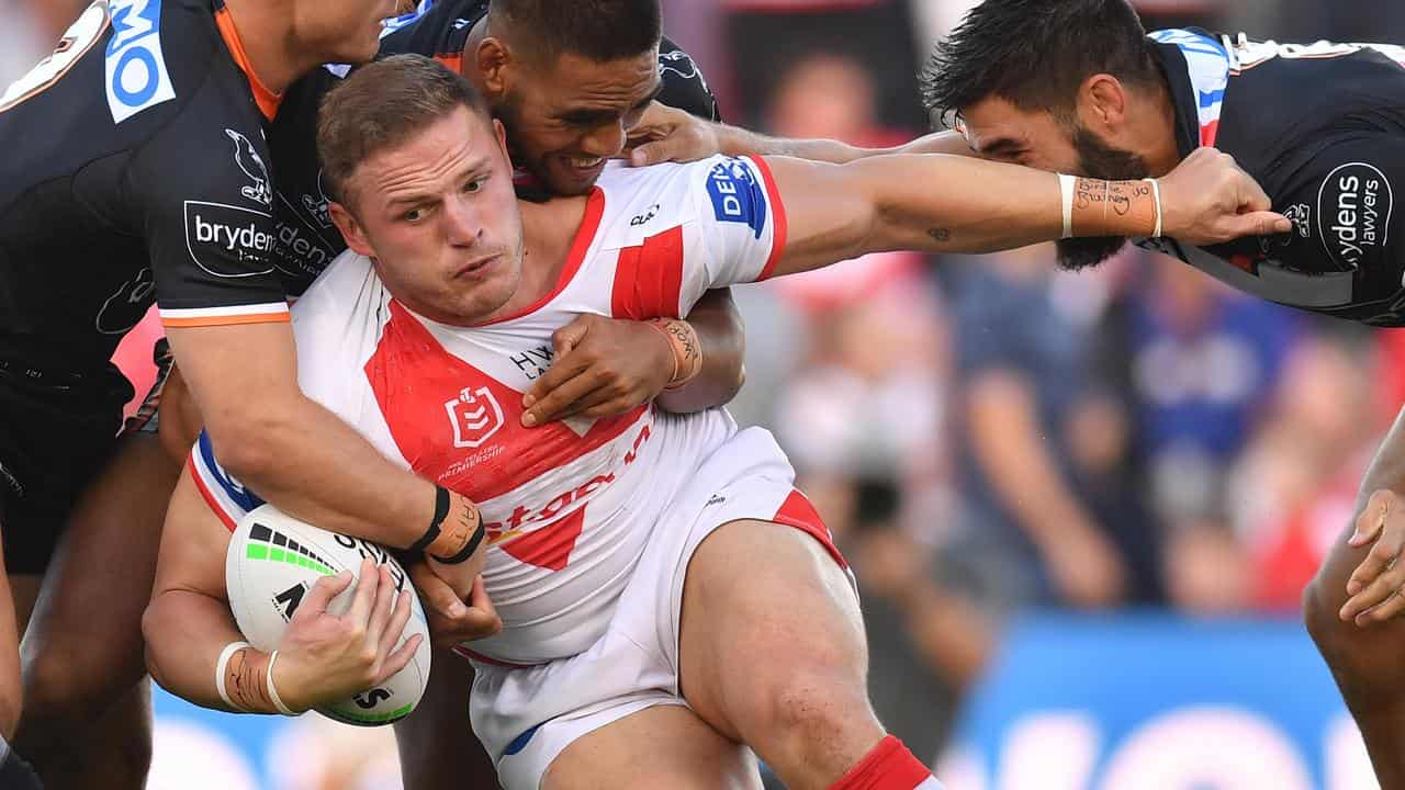 George Burgess playing for St George Illawarra (file image)