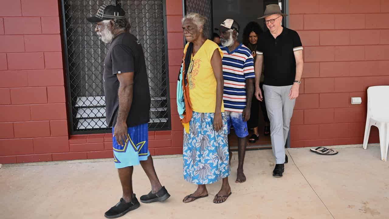 Anthony Albanese in the NT