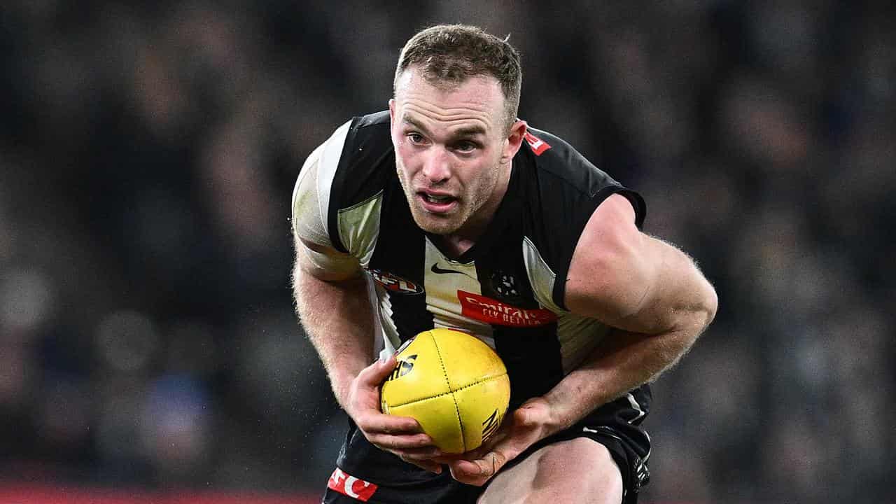 Collingwood AFL player Tom Mitchell. 