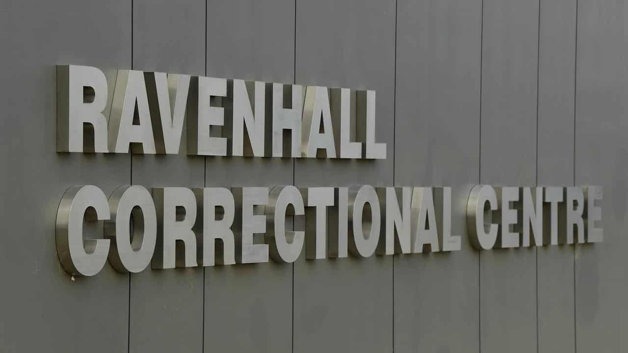 Signage at Ravenhall Correction Centre (file image)