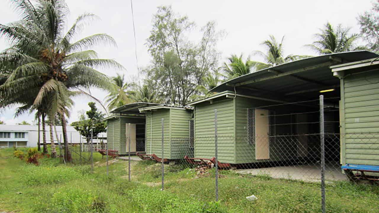 A residential section of Manus Island detention centre (file image)