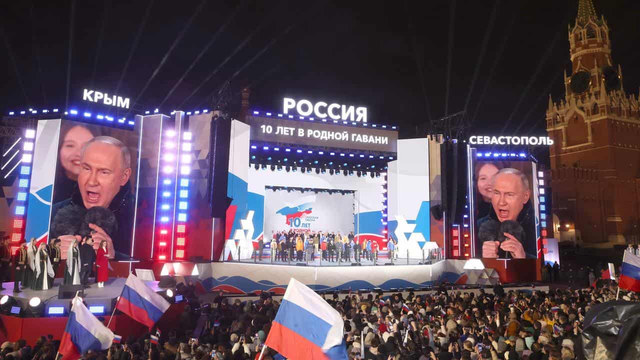 RUSSIA CRIMEA ANNEXATION ANNIVERSARY