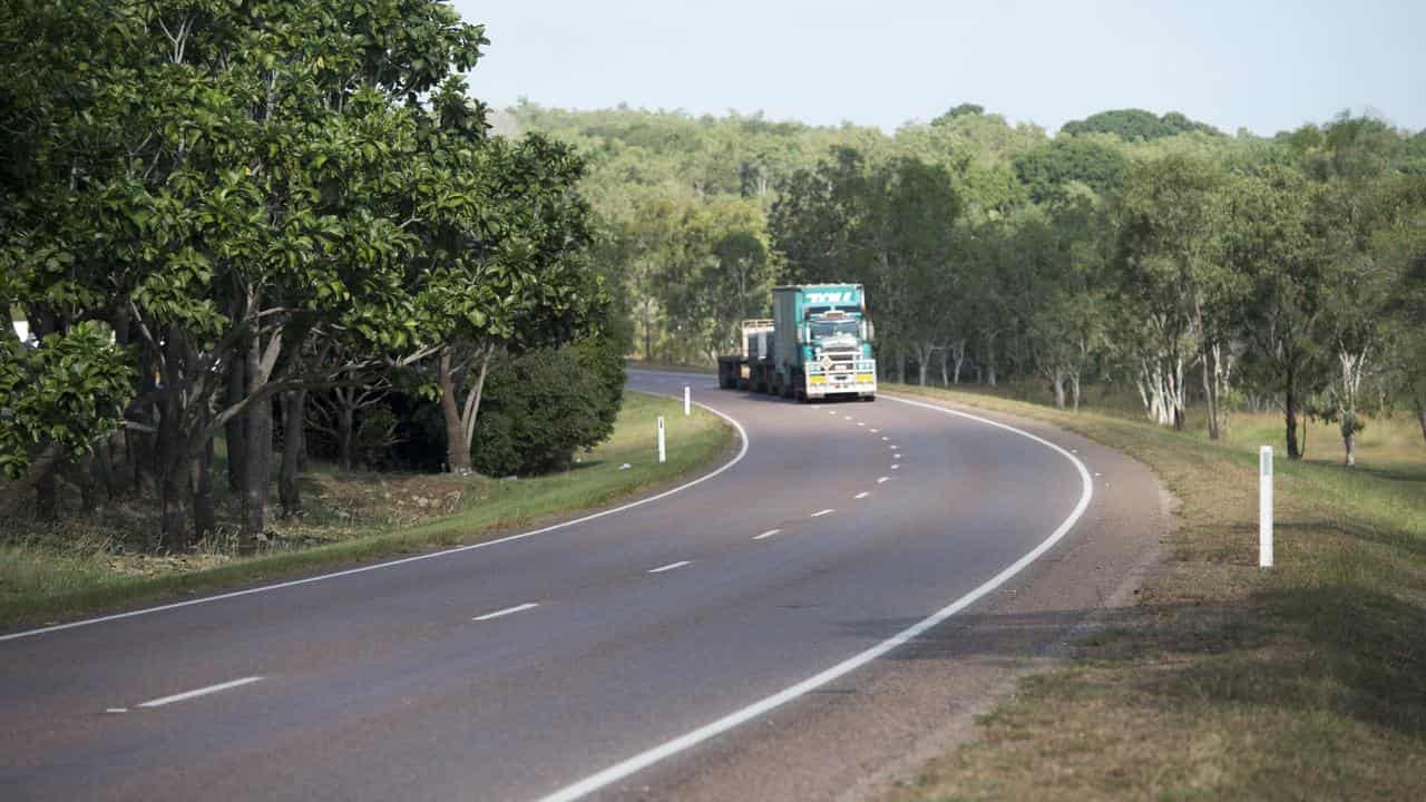 Stuart Highway, south of Darwin.