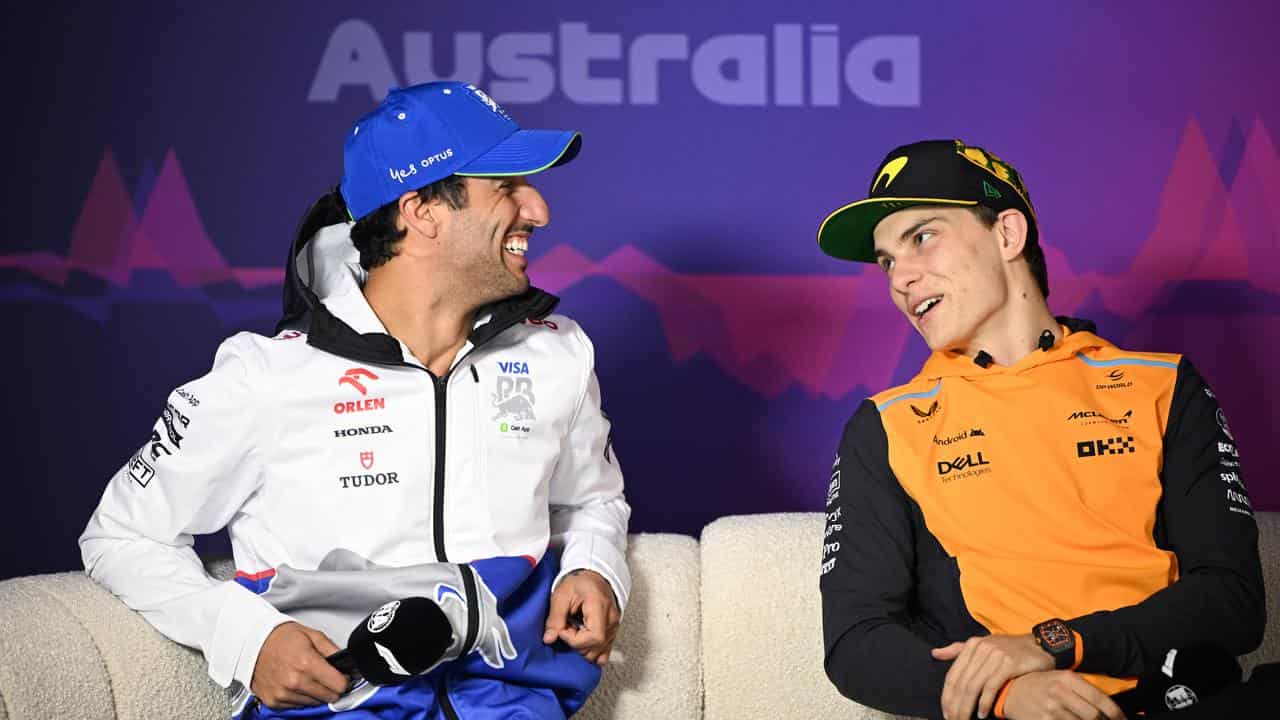 Daniel Ricciardo and Oscar Piastri.