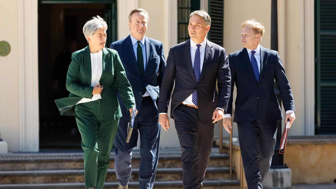 Penny Wong, David Cameron, Richar Mares and Grant Shapps