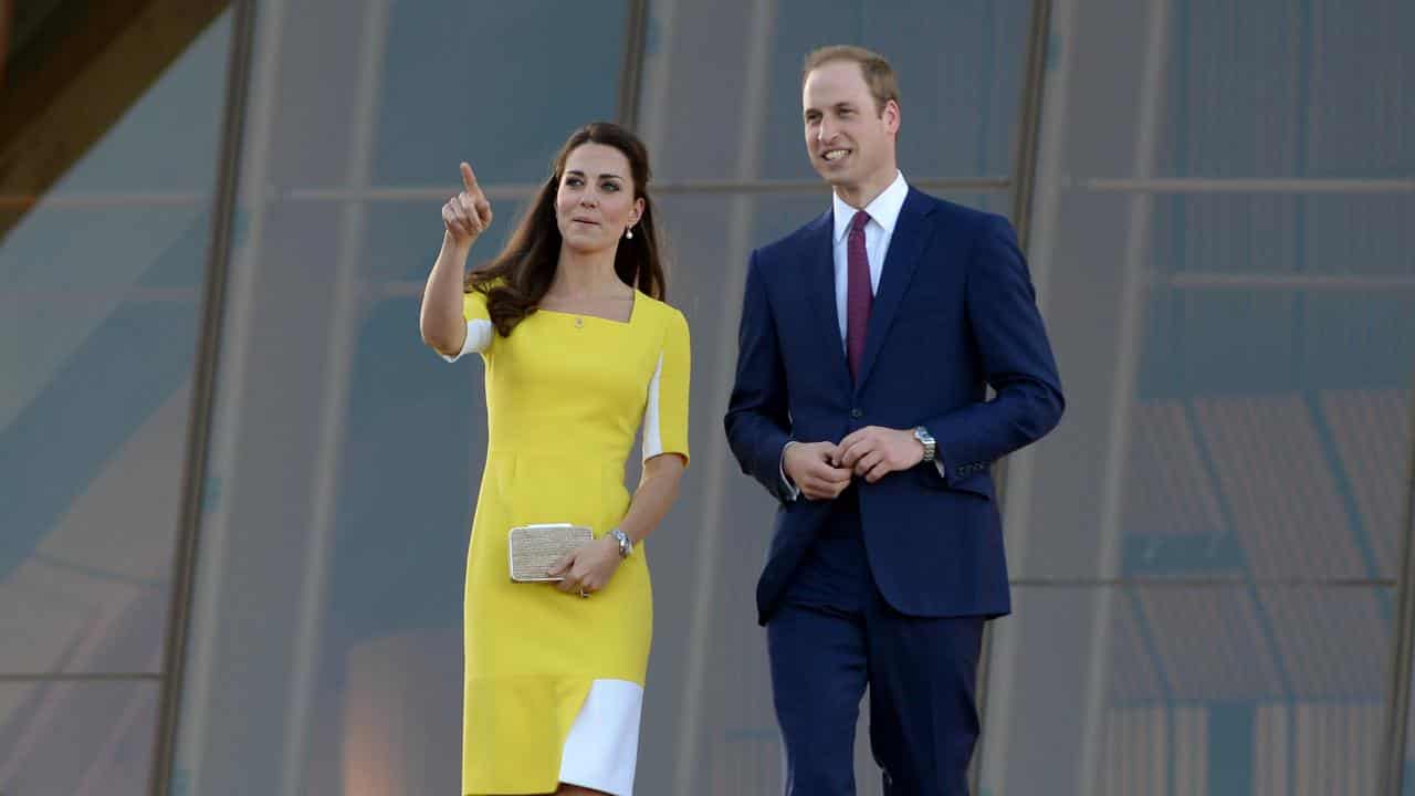 Princess Catherine and Prince William at the Sydney Opera House